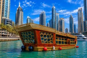 Five Star Cultural Dhow Cruise Dubai Marina – Premium 2.5 Hour Dinner