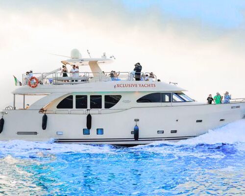 Yacht Cruise Dubai Marina Sightseeing Yacht cruise Dubai Marina with skyline views at sunset