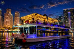 Ain Dubai House Boat Tour with Sunset & Moonlight Cruise Options