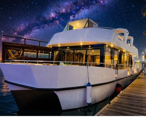 Premium luxury Canal cruise Dubai with Burj Khalifa views