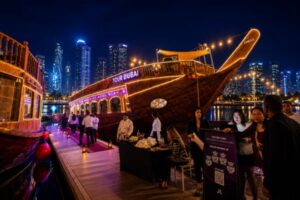 Luxury Tour Dubai Dhow Cruise Marina with Indian Buffet Dinner – 2 Hour Luxury Cruise