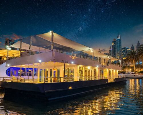 Five Star Sea Lounge Marina Cruise Dubai Marina dinner cruise