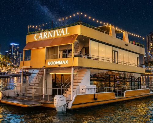 Golden Glass cruise Dubai Marina with belly dance at night