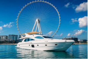 1/2-Hour Dubai Harbour Marina Yacht Cruise with Soft Drinks & Live BBQ