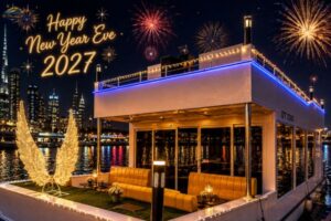 Paradise Canal Cruise Dubai NYE 2027 with Fireworks & 5-Star Buffet