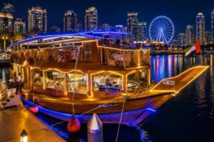 International Buffet Dinner Dhow Cruise Dubai Creek With Tanoura Show 2026