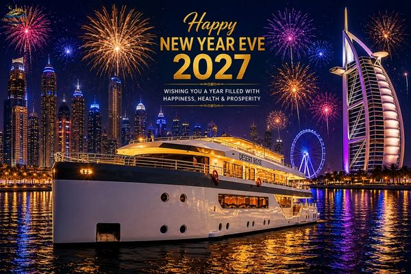 New Year Luxury Desert Rose Yacht Dubai Marina Dubai New Year 2027