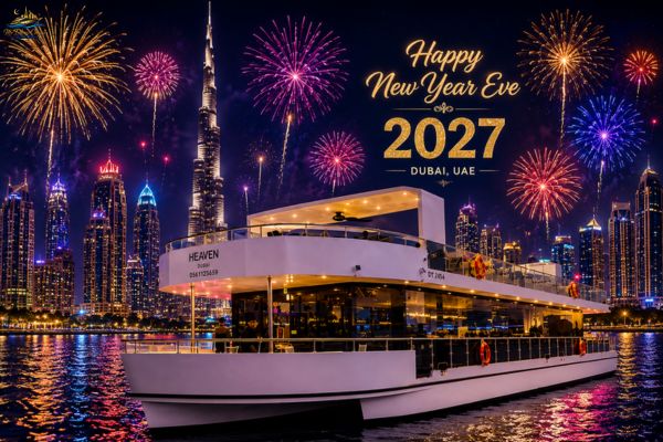 Heaven New Year Luxury Yacht Cruise - BBQ Buffet Dubai New Year 2027