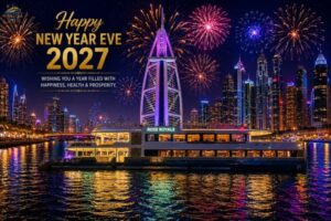 New Year Rose Royale Cruising Dubai 2027 – 165ft Luxury Mega Yacht Party with Fireworks