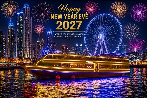New Year Premium Dinner Cruise Dubai Marina - VIP Dubai New Year 2027