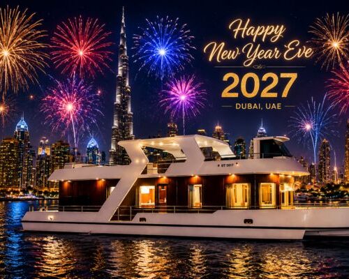 NYE Burj Khalifa fireworks cruise Dubai elite gala dinner Premium Burj Khalifa Cruise Dubai NYE